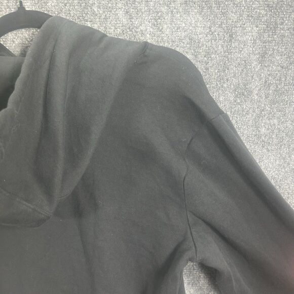 Adidas Black Hoodie Sweatshirt Grow Through What You Go Through Floral Sleeves L - Picture 13 of 16